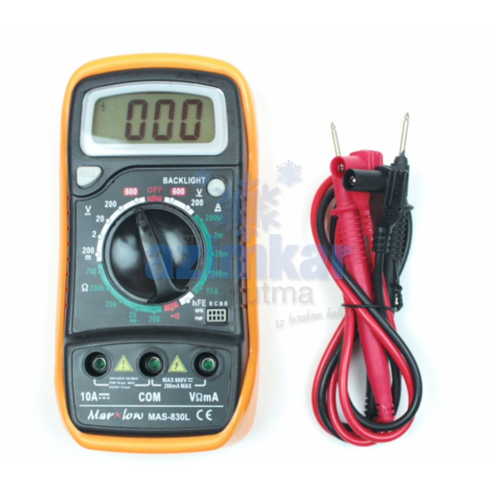 ÖLÇÜ ALETİ HY 835W MİNİ DİJİTAL AMPERMETRE
