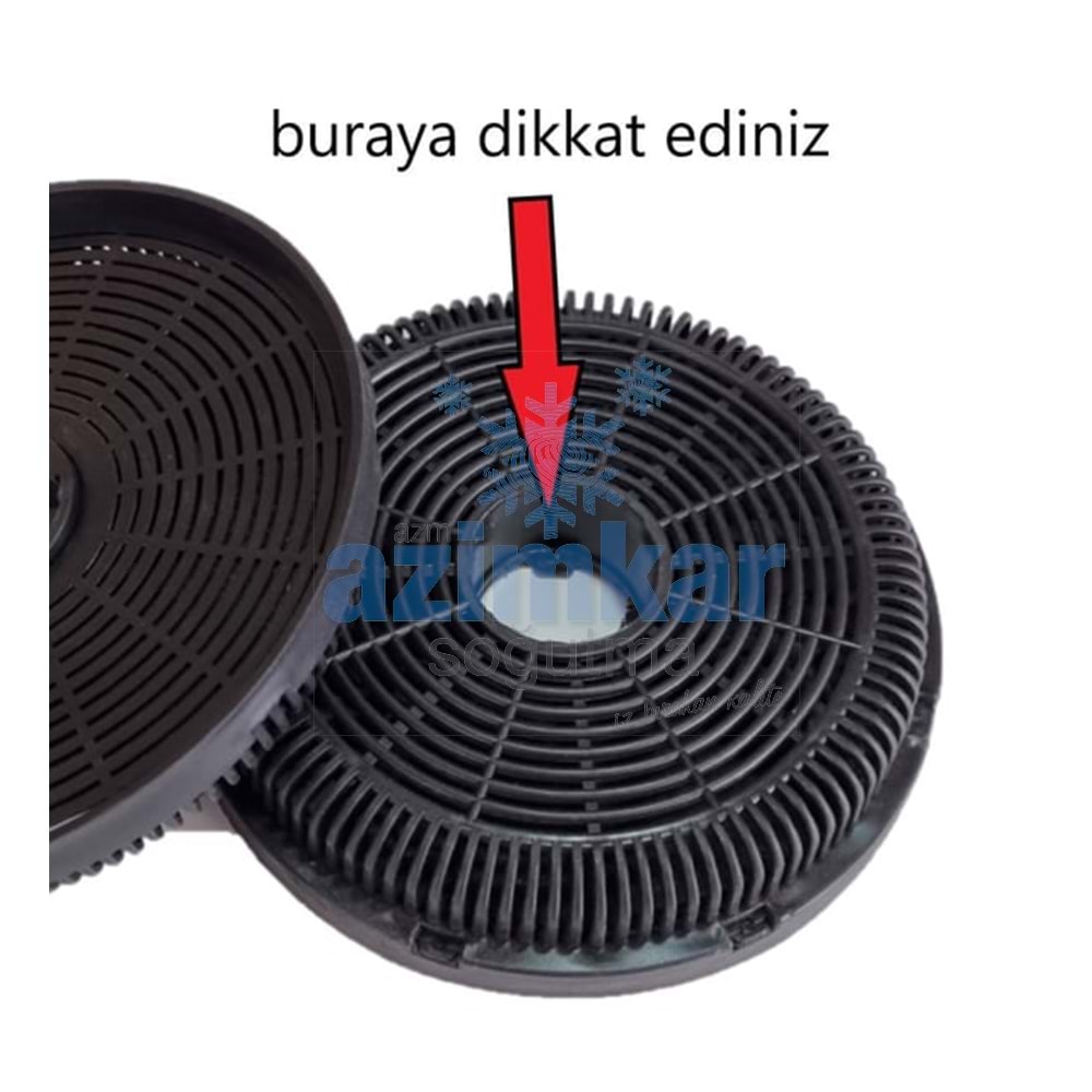 ASPRATÖR KARBON KÖMÜRLÜ KUMTEL YENİ MODEL 16 CM