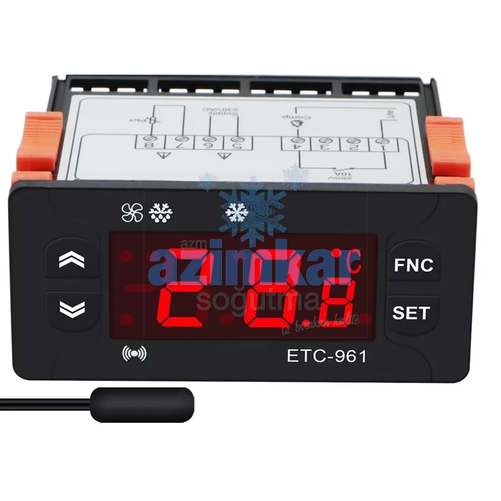 UNİCO ETC-961 TEK PROB DİJİTAL TERMOSTAT