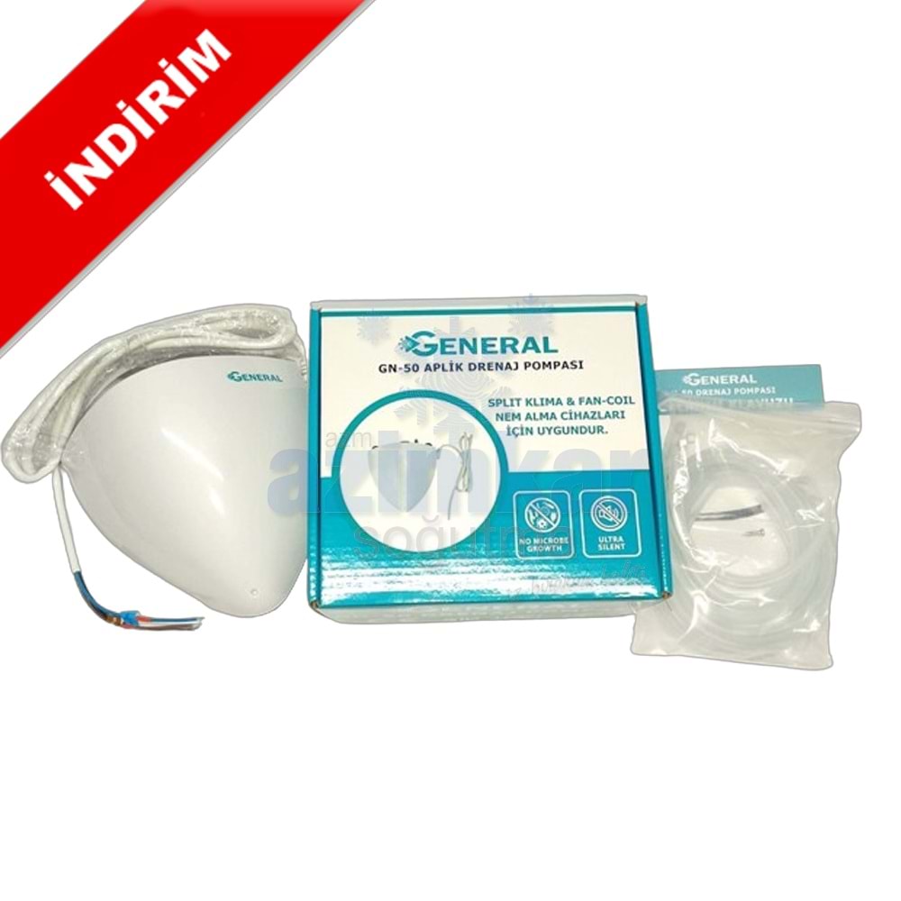 GNE50 APLİK DRENAJ POMPASI ÜÇGEN 20LT/SAAT 15 MT YÜKSEKLİK