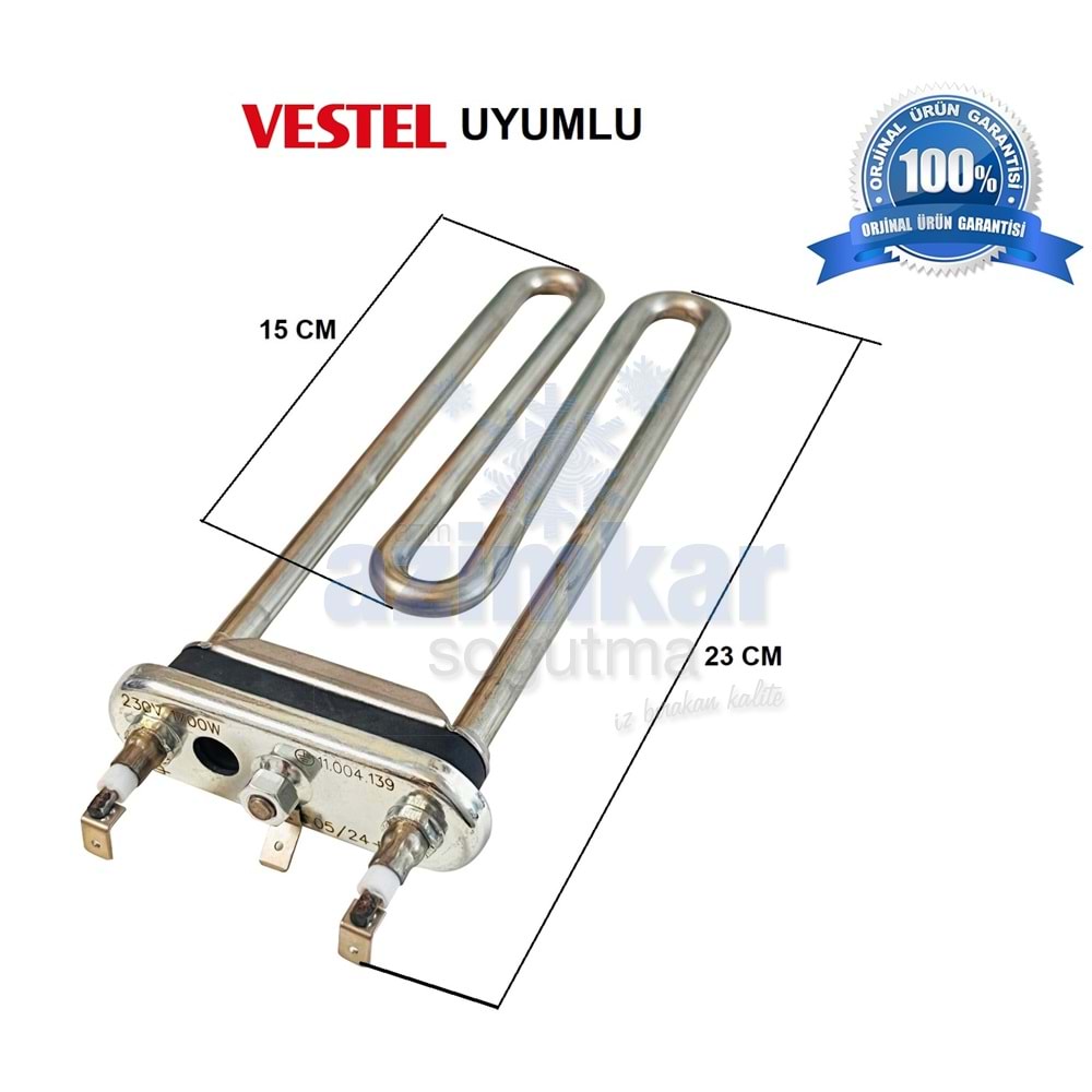 OÇM REZİSTANS VESTEL DELİKLİ 1700W NO:139 TEK TERMİKLİ