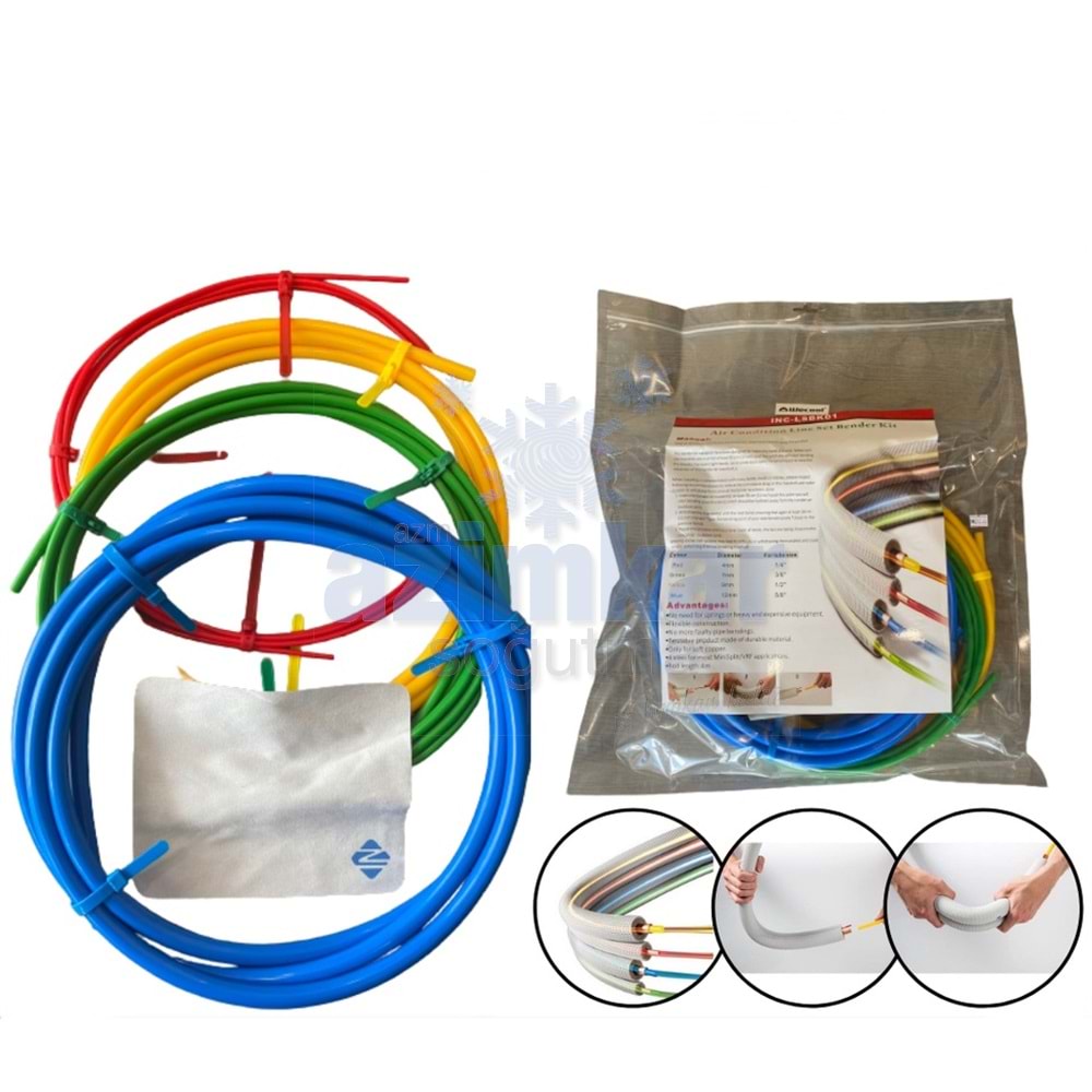 UNİCO BORU KIVIRMA SETİ PLASTİK SET 1/4-3/8-1/2-5/8