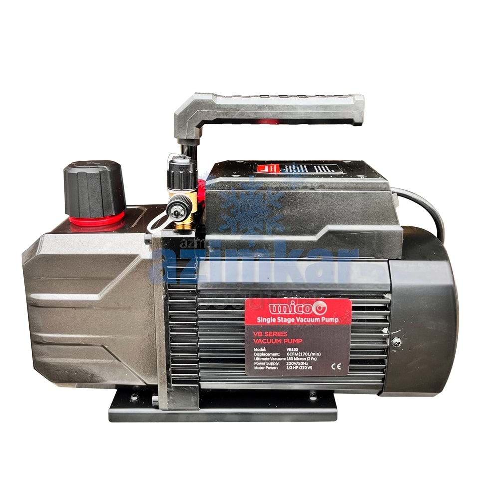 UNİCO VAKUM POMPASI VB160 1/2HP 10,5 M3 (170-203 L/min)