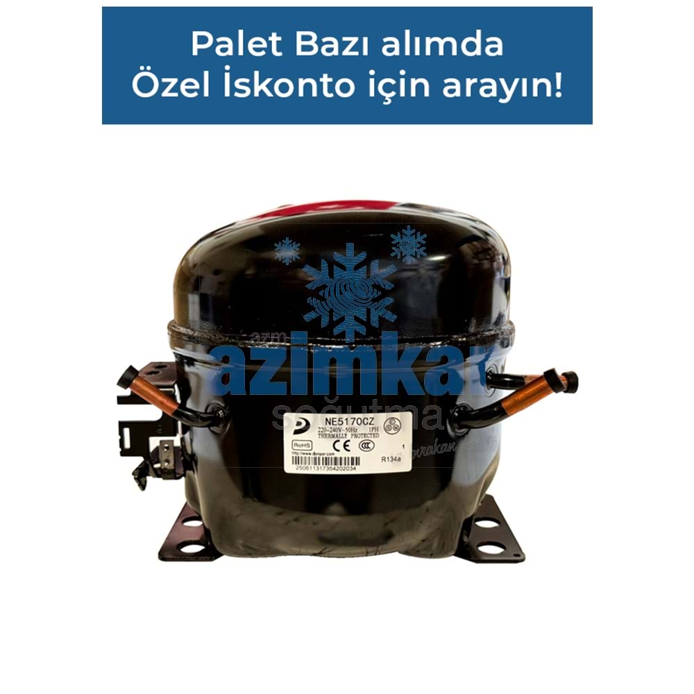 DONPER NE5170CZ 1/4 HP 930 WATT R134a KOMPRESÖR