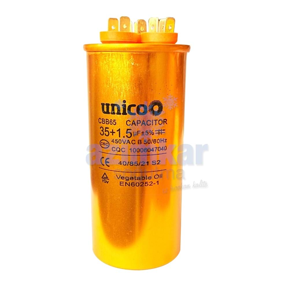 UNİCO GOLD KONDANSATÖR 35+1,5 UF