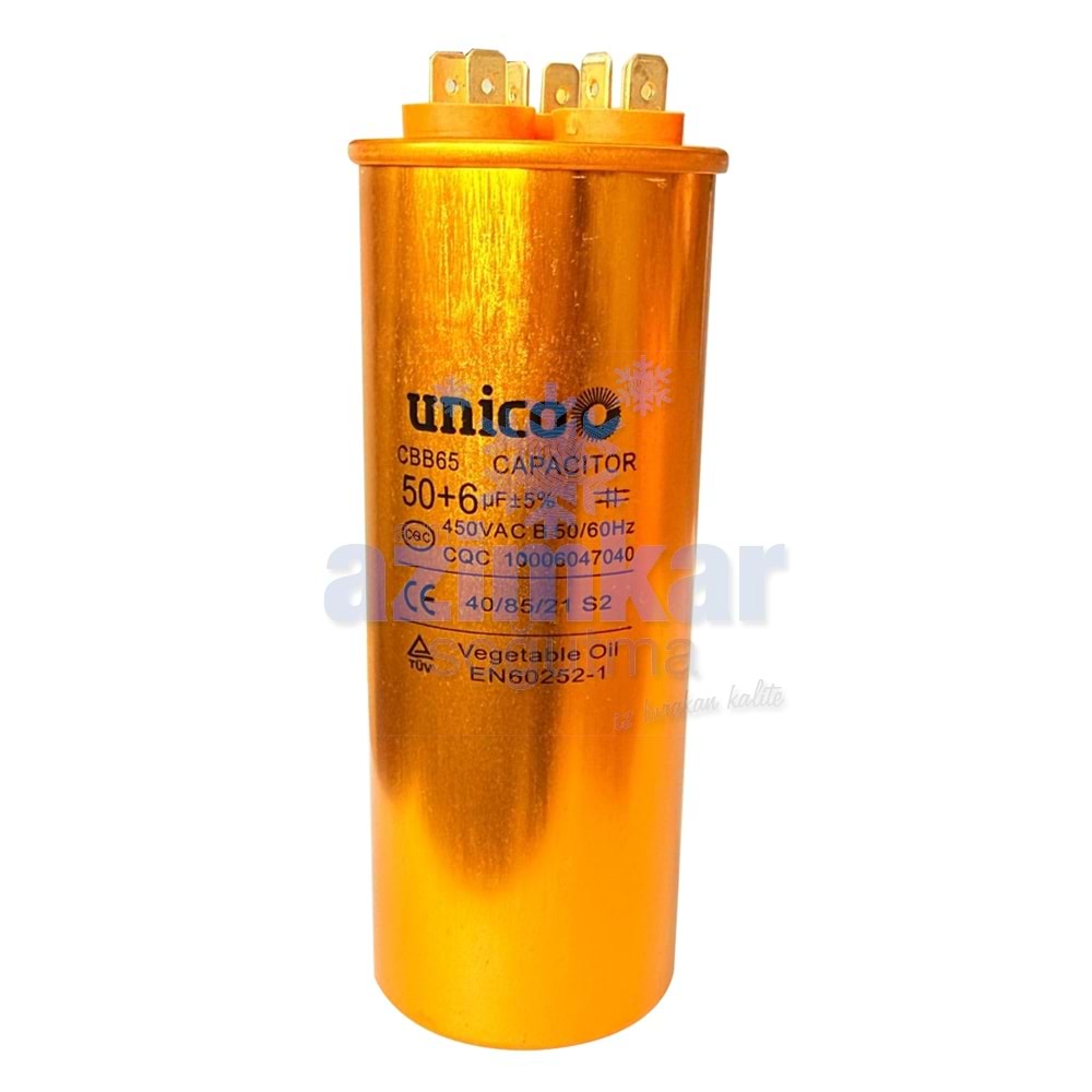 UNİCO GOLD KONDANSATÖR 50+6 UF