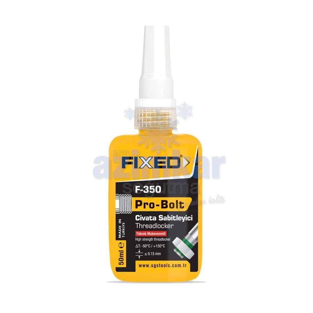 SGS F350 FIXED CİVATA SABİTLEYİCİ YÜKSEK KUVVET 50ML