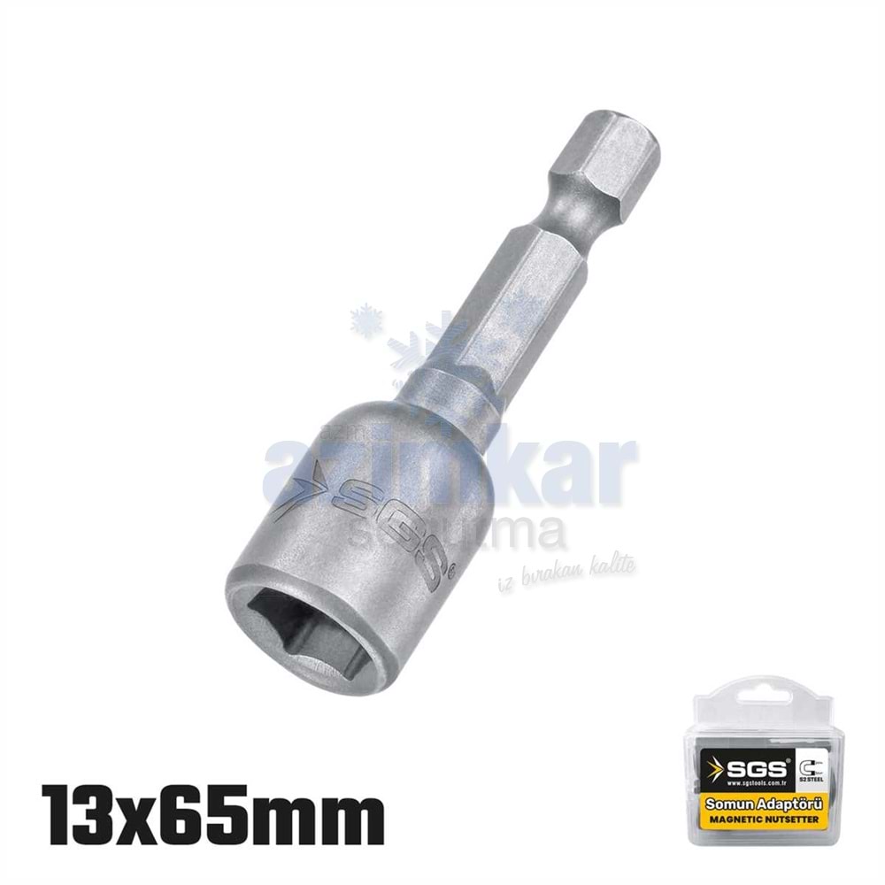 SGS 2489 MANYETİK SOMUN ADAPTÖRÜ 13X65MM