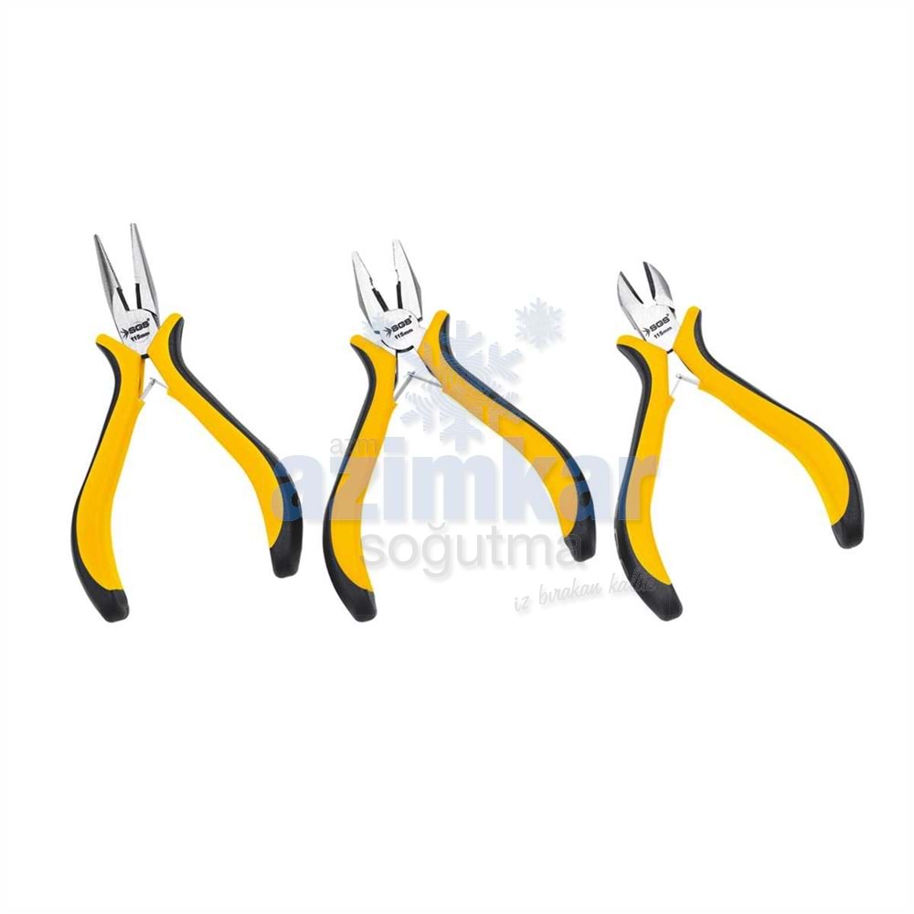 SGS 2073 3 PARÇA MİNİ PENSE SETİ