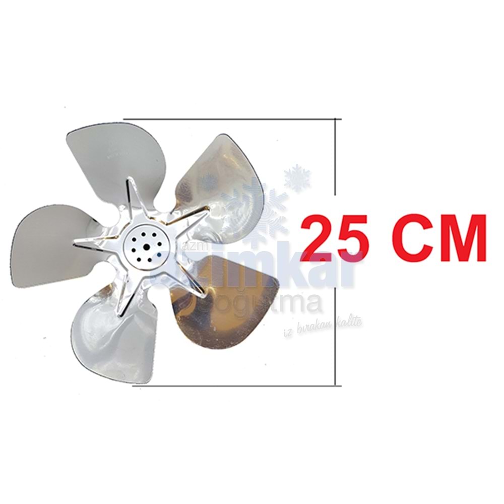 25 CM FAN PERVANE METAL