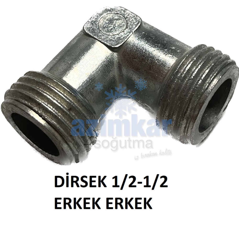 DOĞALGAZ DİRSEK 1/2- 1/2 ERKEK ERKEK