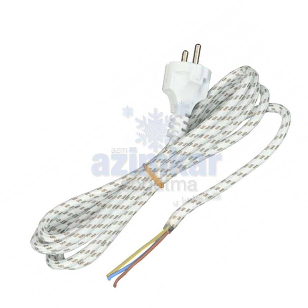 ÜTÜ KABLOSU 3x0,75mm 1,8 MT