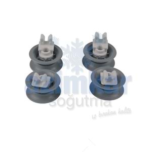 BULAŞIK SEPET TEKER BOSCH GRİ YENİ TİP 611666 ADET FİYATI