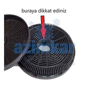 ASPRATÖR KARBON KÖMÜRLÜ KUMTEL YENİ MODEL 16 CM