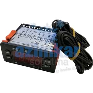UNİCO ETC-974 ÇİFT PROB DİJİTAL TERMOSTAT