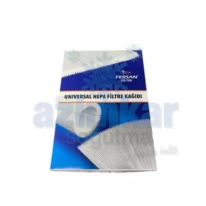 ÜNİVERSAL HEPA FİLTRE KAĞIDI AKARDİYON 10 MM
