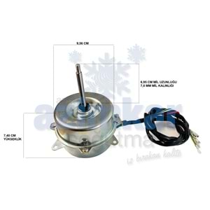 KLİMA DIŞ FAN MOTORU 18.000 BTU