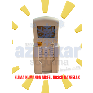 KLİMA KUMANDA AİRFEL BOSCH DAYRELAX