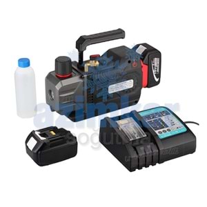 UNİCO ŞARJLI VAKUM POMPASI 2VI-1DLi 1/4 HP 3,4 M3 56L/Dk