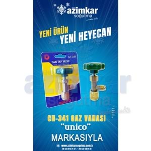 UNİCO R600 SOĞUTUCU GAZ TÜP VANASI CT-341