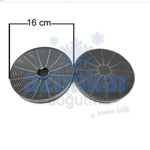 ASPRATÖR KARBON KÖMÜRLÜ FİLİTRE TERMİKEL 16 CM ÇİFT