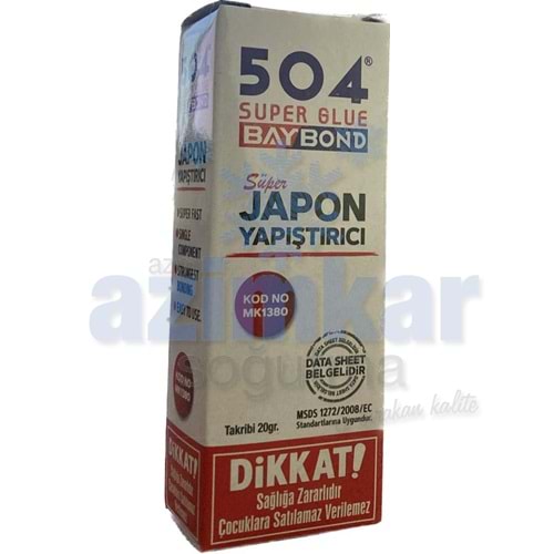 504 JAPON YAPIŞTIRICI BAY BOND