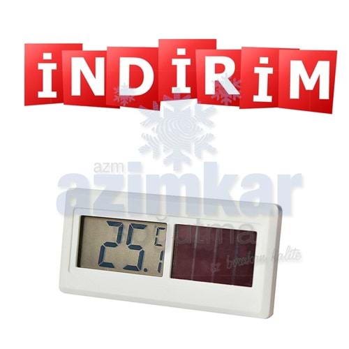 UNİCO DST-50 TERMOMETRE GÜNEŞ+PİL İLE ÇALIŞIR