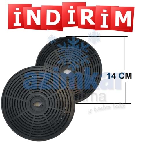 ASPRATÖR KARBON KÖMÜRLÜ FİLİTRE ZANTEK ÜNİVERSAL