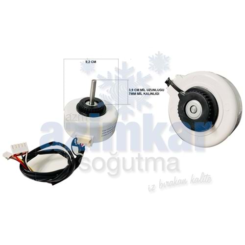 KLİMA İÇ FAN MOTORU 220V 25W YYS25-4