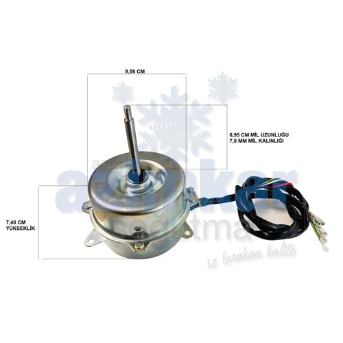 KLİMA DIŞ FAN MOTORU 18.000 BTU