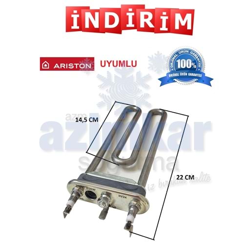 OÇM REZİSTANS ARİSTON DELİKLİ 1700W NO:142 TEK TERMİKLİ