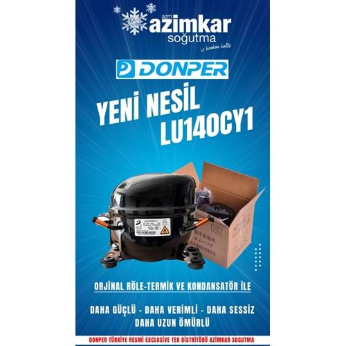 DONPER LU140CY1 1/4++HP 210KCAL 245W R600A KOMPRESÖR