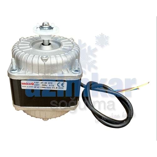 UNİCO Q FAN MOTOR 25W/100W BAKIR SARGI