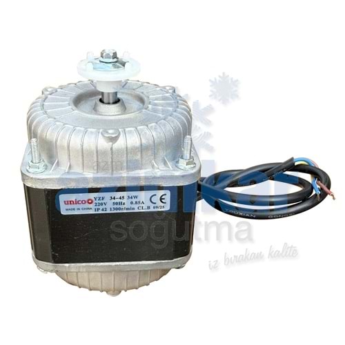 UNİCO Q FAN MOTOR 34W/120W BAKIR SARGI