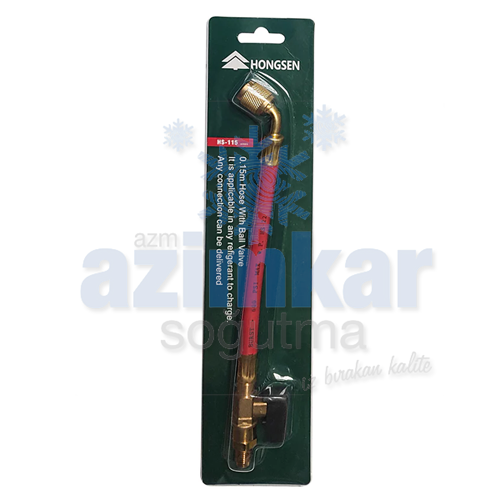 HONGSEN GAZ HORTUMU VANA APARATI HS-115 1/4''-1/4''