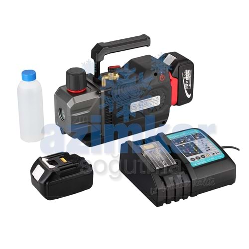 UNİCO ŞARJLI VAKUM POMPASI 2VI-1DLi 1/4 HP 3,4 M3 56L/Dk