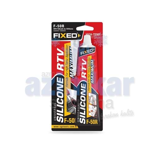SGS F50R SIVI CONTA RTV YÜKSEK ISI SİLİKONU 50GR.