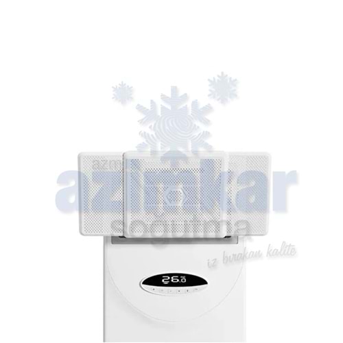 KLİMA RÜZGAR KIRICI HAVA YÖNLENDİRİCİ SALON TİPİ 45-58 CM