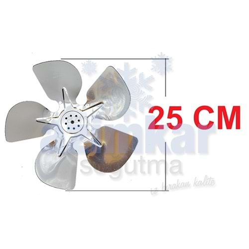 25 CM FAN PERVANE METAL