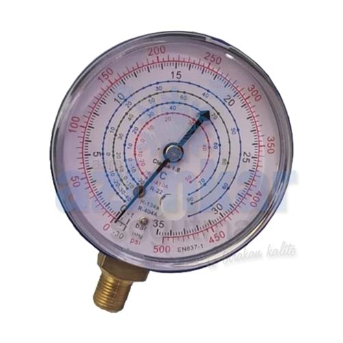 UNİCO MANOMETRE ALÇAK BASINÇ MAVİ R22-134-404-410