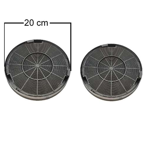 ASPRATÖR KARBON KÖMÜRLÜ FİLİTRE FRANKE-BOSCH 20 CM ÇİFT