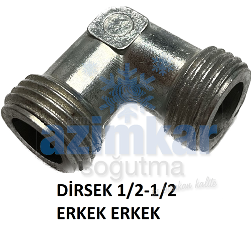 DOĞALGAZ DİRSEK 1/2- 1/2 ERKEK ERKEK