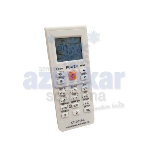 KLİMA KUMANDA KT-9018E AKILLI 4.000 KOD